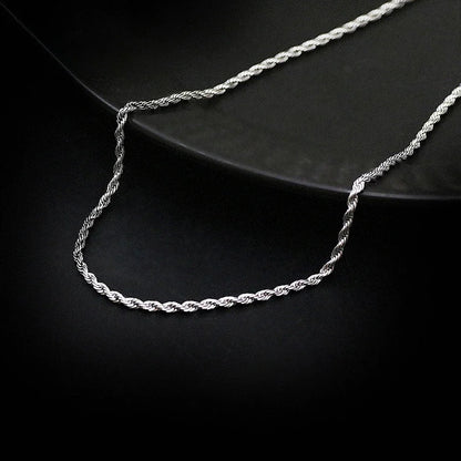 Sterling Silver Rope Chain 4mm